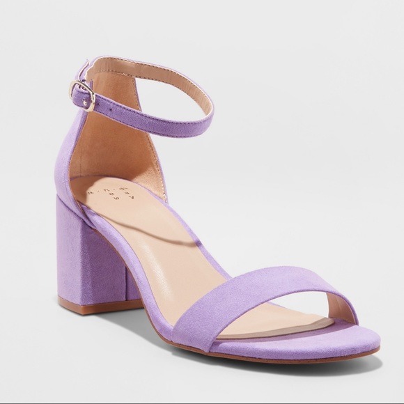 a new day Shoes - A New Day Lilac Purple Mid Block Spring Pumps NWT